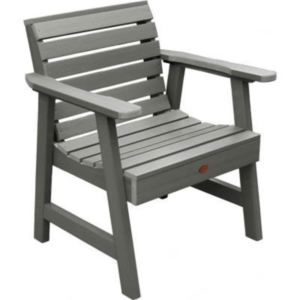 Highwood Usa highwood® Weatherly Outdoor Garden Chair, Eco Friendly Synthetic Wood In Coastal Teak AD-CHGW1-CGE